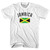 Jamaica Country Flag Heritage Youth Cotton T-shirt - White Jamaica Country Flag Heritage Youth Cotton T-shirt - White