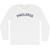Pinoleros Adult Cotton Long Sleeve T-shirt - White