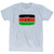 Kenya Country Flag Adult Tri-Blend T-shirt - Athletic White