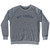 Sky Lagoon Adult Tri-Blend Sweatshirt - Athletic Grey