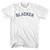 Slacker Adult Cotton T-shirt - White