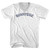 Sunnyside Adult Cotton V-neck T-shirt - White