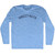Sweet-nuts Adult Tri-Blend Long Sleeve T-shirt - Athletic Blue
