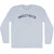 Sweet-nuts Adult Tri-Blend Long Sleeve T-shirt - Athletic White