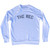 The Rec Adult Tri-Blend Sweatshirt - White