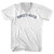 Sweet-nuts Adult Cotton V-neck T-shirt - White