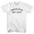 Unemployed But Cute Youth Cotton T-shirt - White