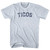 Ticos Adult Tri-Blend T-shirt - Athletic White