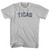 Ticas Adult Cotton T-shirt - Cool Grey