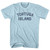 Tortuga Island Adult Cotton T-shirt - Light Blue