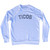 Ticos Adult Tri-Blend Sweatshirt - White