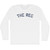 The Rec Adult Cotton Long Sleeve T-shirt - White