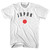 Japan Country Flag Heritage Womens Cotton Junior Cut T-Shirt - White