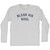 Bless His Soul Adult Cotton Long Sleeve T-shirt - Grey Heather