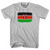 Kenya Country Flag Adult Cotton T-shirt - Cool Grey