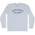 Chicago Cracker Thin Crust Adult Tri-Blend Long Sleeve T-shirt - Athletic White