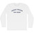 Chicago Cracker Thin Crust Adult Cotton Long Sleeve T-shirt - White