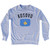 Kosovo Country Flag Heritage Adult Tri-Blend Sweatshirt - Heather Grey