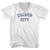 Culver City Adult Cotton V-neck T-shirt - White