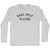 Dark Meat Please Adult Cotton Long Sleeve T-shirt - Grey Heather