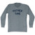 Father Time Adult Tri-Blend Long Sleeve T-shirt - Athletic Grey