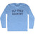 Fly-over Country Adult Tri-Blend Long Sleeve T-shirt - Athletic Blue Fly-over Country Adult Tri-Blend Long Sleeve T-shirt - Athletic Blue