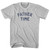 Father Time Adult Cotton T-shirt - Cool Grey