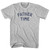 Father Time Womens Cotton Junior Cut T-Shirt - Grey Heather