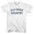 Fly-over Country Youth Cotton T-shirt - White
