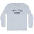 I Will Never Change Adult Tri-Blend Long Sleeve T-shirt - Athletic White