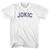 Jokic Womens Cotton Junior Cut T-Shirt - White