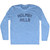 Holmby Hills Adult Tri-Blend Long Sleeve T-shirt - Athletic Blue