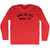 How Do You Want It Adult Tri-Blend Long Sleeve T-shirt - Athletic Red