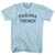 Mariana Trench Adult Cotton T-shirt - Light Blue
