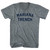 Mariana Trench Tri-Blend V-neck Womens Junior Cut T-shirt - Athletic Grey