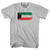 Kuwait Country Flag Adult Cotton T-shirt - Cool Grey