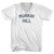 Murray Hill Adult Cotton V-neck T-shirt - White