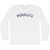 Punalu'u Adult Cotton Long Sleeve T-shirt - White