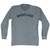 Rhineland Adult Tri-Blend Long Sleeve T-shirt - Athletic Grey