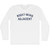 Right-wing Adjacent Adult Cotton Long Sleeve T-shirt - White