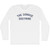 The Donroe Doctrine Adult Cotton Long Sleeve T-shirt - White