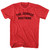 The Donroe Doctrine Adult Tri-Blend T-shirt - Athletic Red