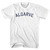 Algarve Adult Cotton T-shirt - White
