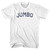 Jumbo Womens Cotton Junior Cut T-Shirt - White