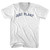 Just Plant Adult Cotton V-neck T-shirt - White