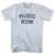 Music Row Adult Tri-Blend T-shirt - Athletic White