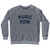 Music Row Adult Tri-Blend Sweatshirt - Athletic Grey
