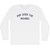 Pop Goes The Weasel Adult Cotton Long Sleeve T-shirt - White