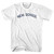New School Womens Cotton Junior Cut T-Shirt - White