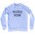 Music Row Adult Tri-Blend Sweatshirt - White